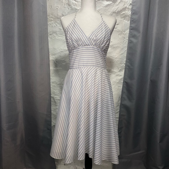 Alyn Paige Dresses & Skirts - Alyn Paige White summer halter Marilyn Dress